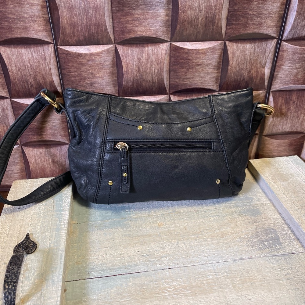 Stone Mountain Black Crossbody Bag